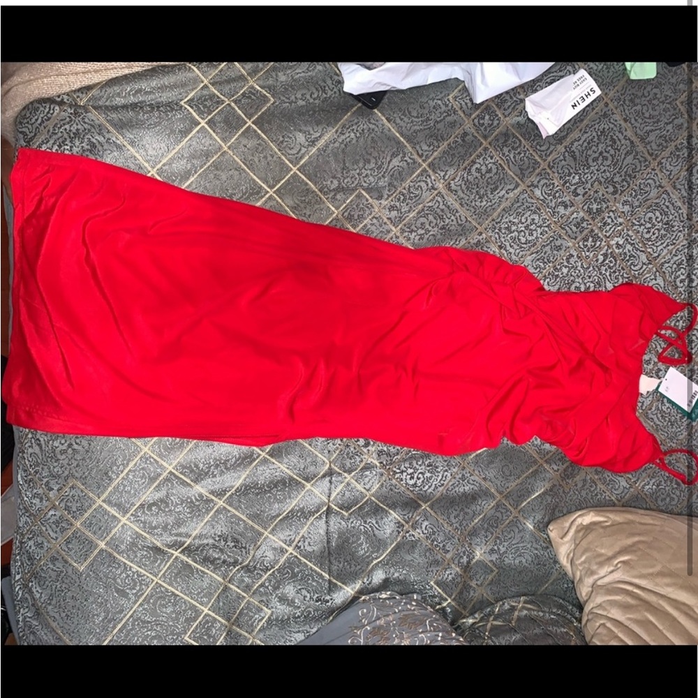 Sexy red dress